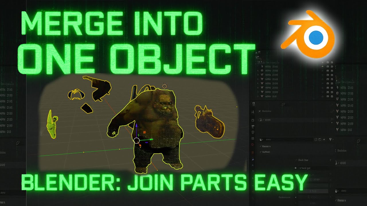 How to Join Parts in Blender: Easy Merge Object Tutorial - YouTube