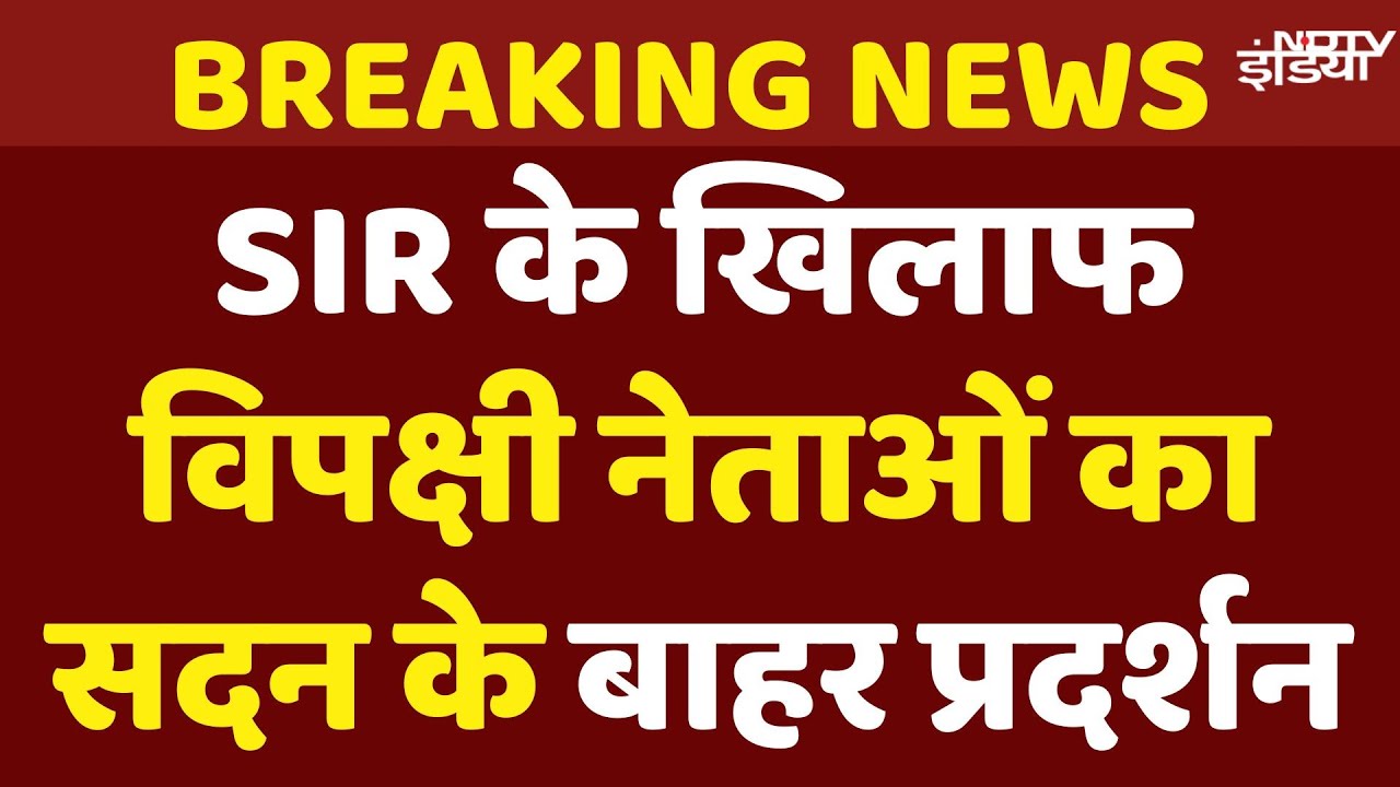 Opposition MPs Protest on SIR Issue outside Parliament | Election Commission | India Bloc March