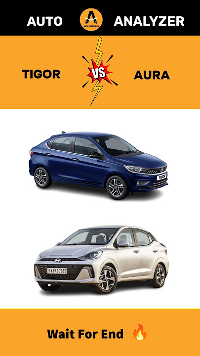 Tata Tigor 😍 Vs Hyundai Aura 🤩 | Full Comparison & Review 😱 | #shorts