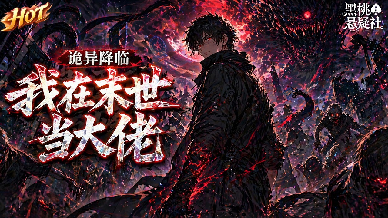 The hottest collection! “Strange Advent: I am the boss in the last world”: Strange global disasters have struck, everything has fallen, and I have awakened my ability to surpass the sky, and become the king in the apocalyptic world! #热血 #末世 #爽文 #黑桃悬疑社