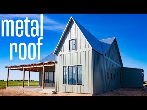 The BEST Metal Roof for a Modern Farmhouse - Galvanized vs Galvalume - Whats the difference?