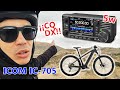 Icom 705 DX Radio Aficionado - Ruta 📡 TREK  Bicicleta Eléctrica 🔋🔋 QRP 5w -  🌄 en Portable EA5JBG