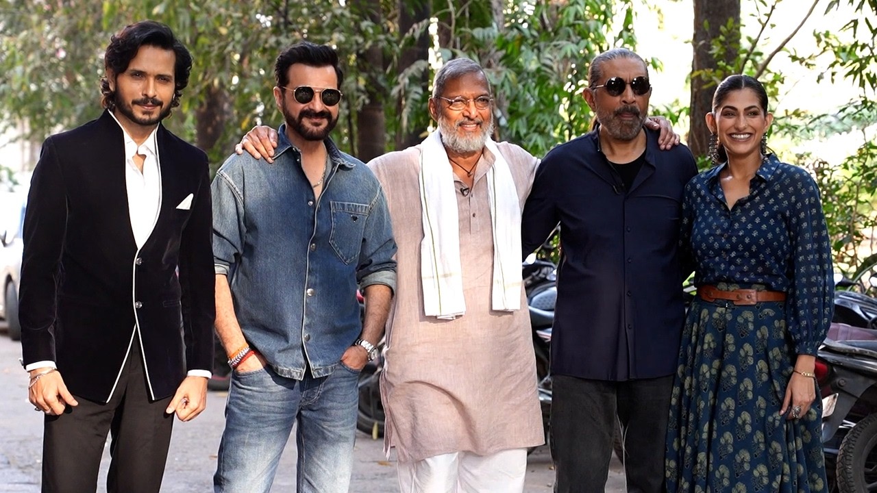 Nana Patekar, Prakash Jha, Sanjay Kapoor, Kranti Prakash Jha & Kubbra Sait Promoting Sankalp