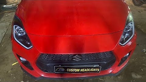 Custom headlights modification SWIFT