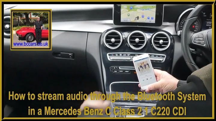 How to stream audio through the Bluetooth System in a Mercedes Benz C Class 2 1 C220 CDI