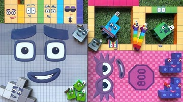 Looking for Numberblocks NEW 1003 Puzzle Tetris Shape ASMR  | Numberblocks Satisfying Video