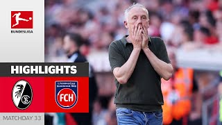 Streich's Farewell Match Ends In Draw | Sc Freiburg - 1. Fc Heidenheim 1-1 | Highlights | Md 33 – Bl