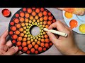 Mandala Art Painting Up-cycle Record SIMPLE Ombre | Lydia May