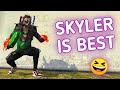 SOLO VS DUO || SKYLER HAS THE MOST DANGEROUS REFLEXES || FASTER THAN THE WALL SPEED 🙄 !!!!