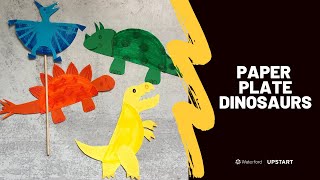 Paper Plate Dinosaurs by Waterford UPSTART