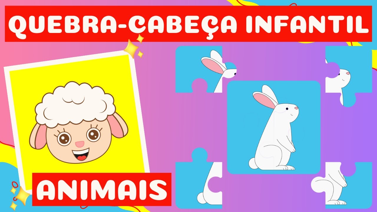 Animais - Quebra-Cabeça Infantil – Genial