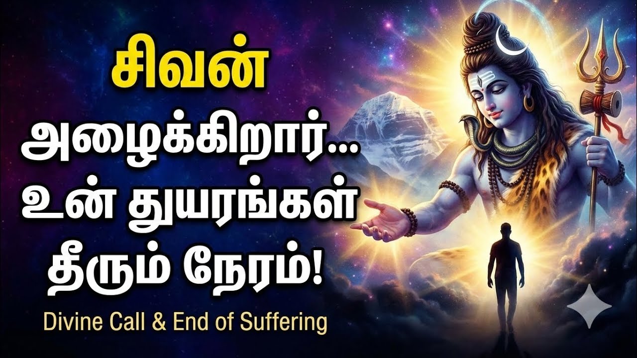 உனக்கு நேரம் வந்துவிட்டது... சிவன் அழைக்கிறார்! | உன் துயரங்கள் தீரும் நேரம் #lordshiva #சிவன் 