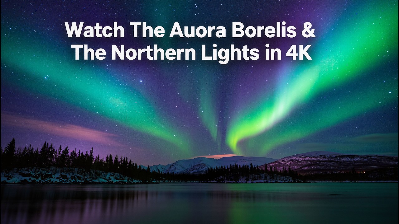 Watch the Aurora Borealis & Northern Lights in Stunning 4K UHD 🌌 - YouTube