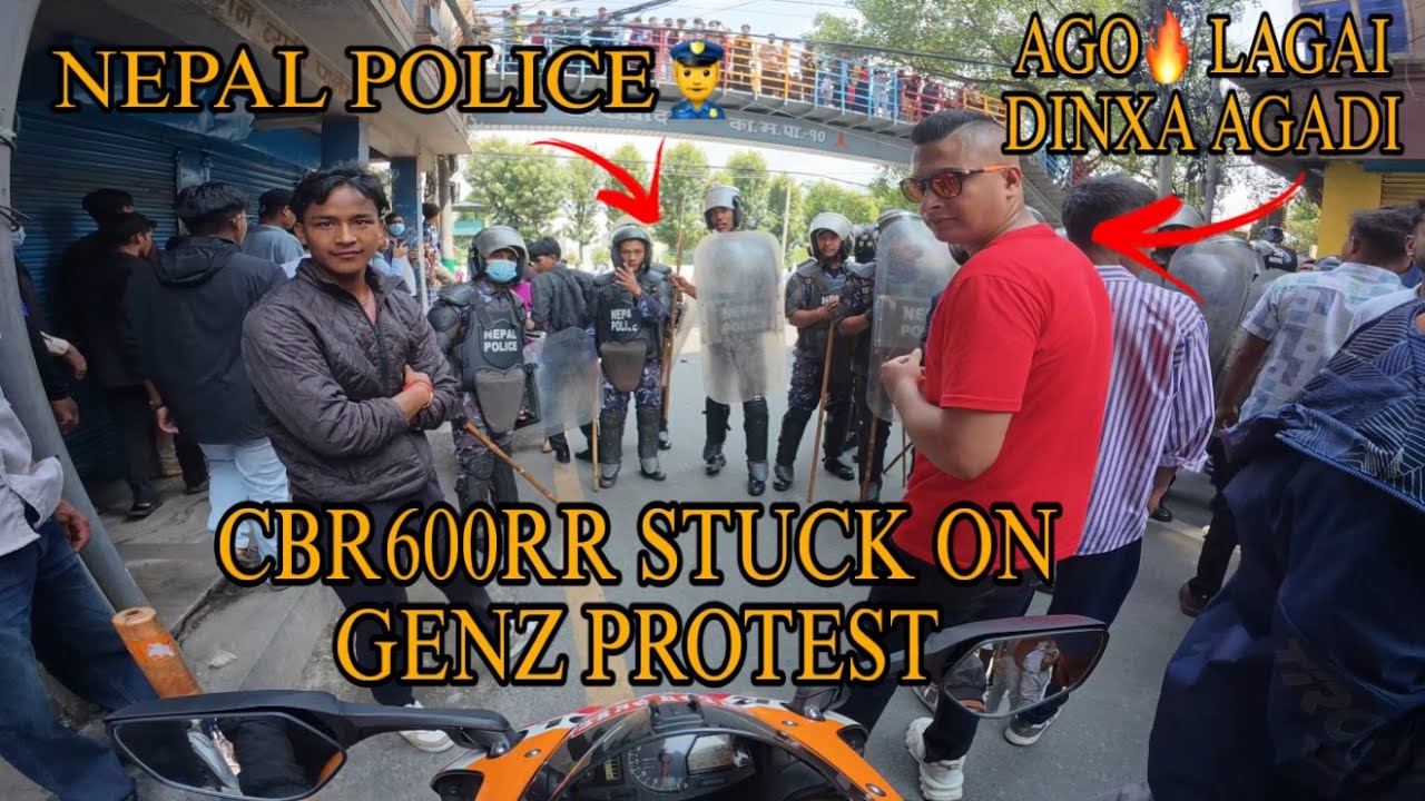 CBR600RR STUCK ON GENZ MOVEMENT | ALMOST GOT CAUGHT
