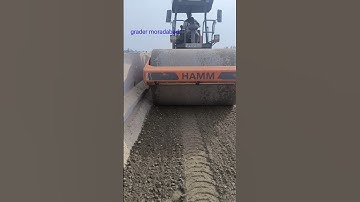 Soil compactor roller #youtubeshorts #grader moradabad #graderlover #constructionequipment