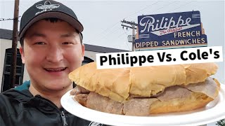 Who Makes LA's BEST French Dip? Philippe The Original vs Cole's