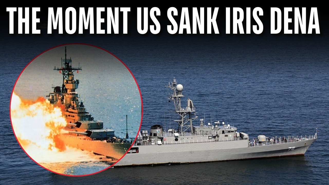 US Releases Footage Of Hitting Iran's Warship With Torpedo | Iris Dena Sunk In Indian Ocean
