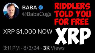 Ripple XRP DAVID SCHWARTZ CONFIRMED FILTHY RICH OVERNIGHT BABACUGS SOLD SOUL TO KNOW MOON CHRISTMAS