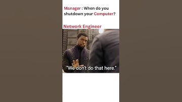 😅🔧 Network Engineer Life No Computer Shutdowns!  #shorts #reels #trending
