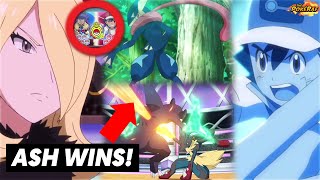 Ash BEATS Cynthia \& GRENINJA RETURNS! ASH vs LEON 6V6 MASTERS 8 FINAL INCOMING! - Pokémon Journeys