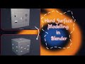 HARD SURFACE MODELLING TIPS [Using Bevel &amp; Weighted Normal modifiers] #blender #blendertutorial #b3d