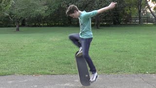 Landing My First Frontside 180! (Skateboarding)