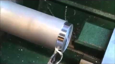 Mach 3 CNC lathe turning an Egg Shape In 6061 Aluminum pt. 1