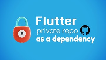 How to use a private git repo as a dependency in Flutter