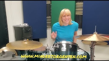 Drum lessons for Beginners. 1/16th note hi-hat groove Mindee