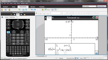 TI-Nspire™ - Graphing Piecewise Functions