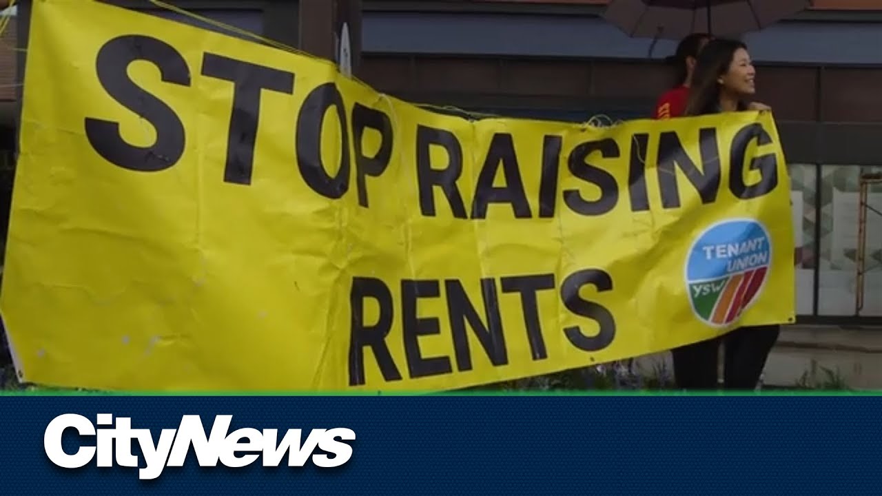 Weston tenants rent strike receives community support YouTube