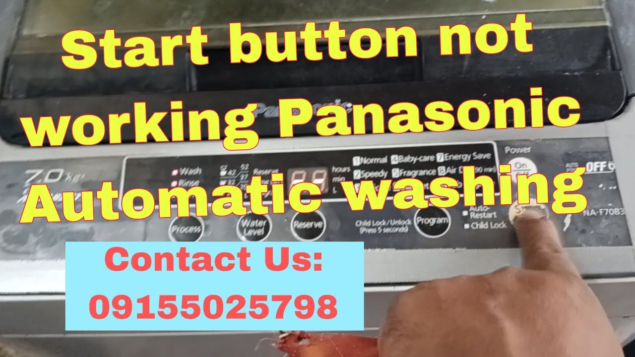Start button not working Panasonic Automatic washing at Imus Cavite
