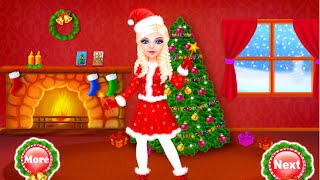 Game thời trang công chúa -  mừng giáng sinh screenshot 3