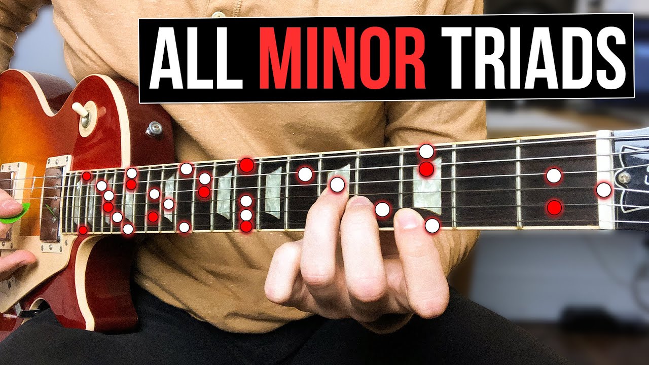 The Right Way To Learn MINOR TRIADS On Guitar - YouTube