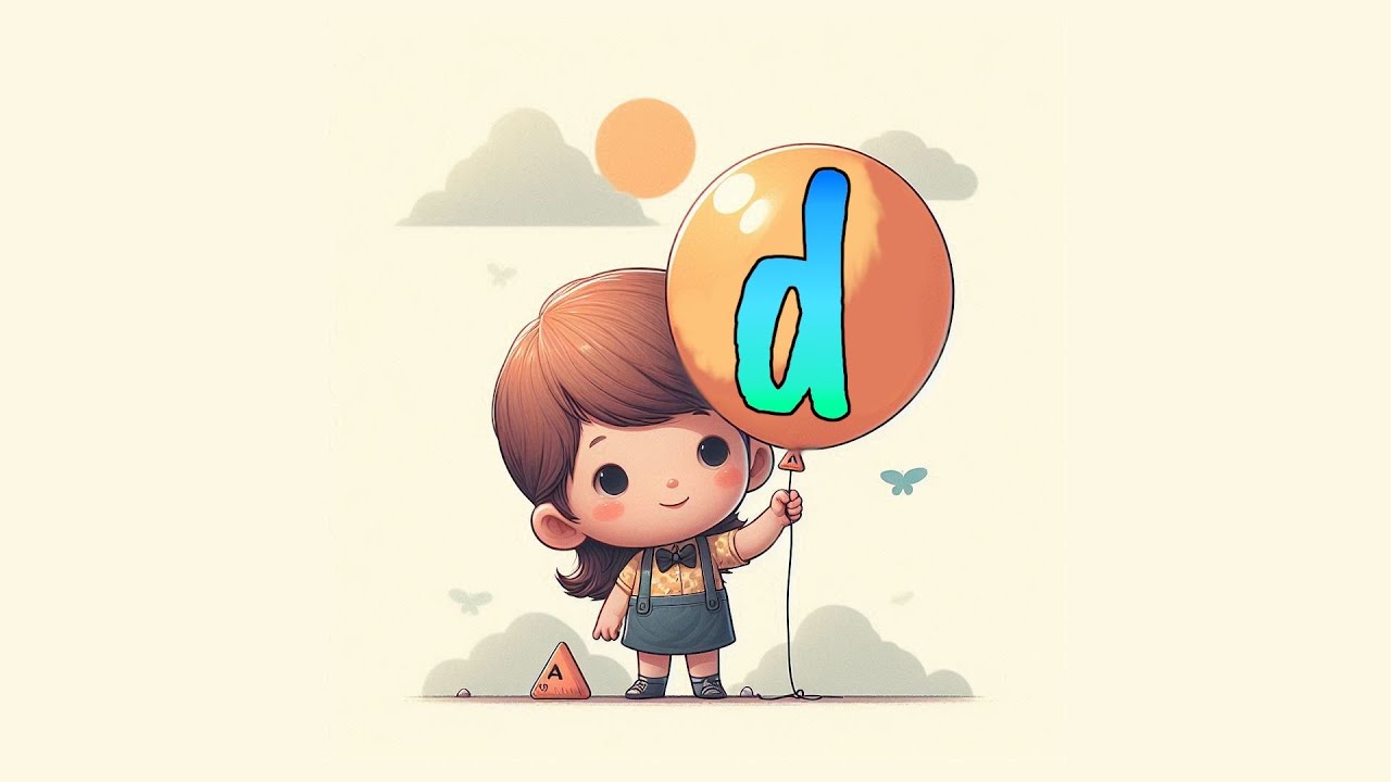 Learning English Alphabet d | Lowercase/Small Letter d | Educational ...