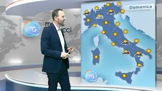 Nearly 40°C, then thunderstorms over the weekend