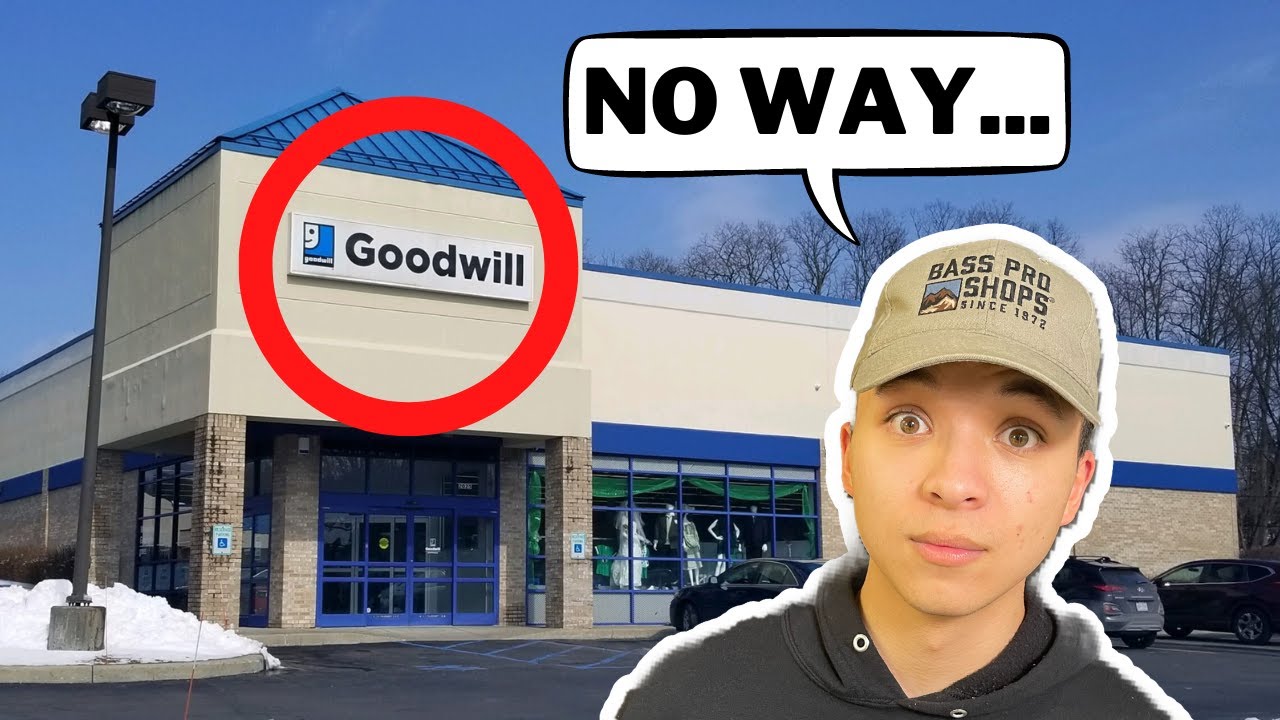 I Can't Believe What I Found At This Goodwill Grand Opening - YouTube