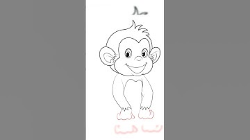 How to Draw a Monkey | Step By Step #drawing #pencildrawingtechniques #drawingtutorial