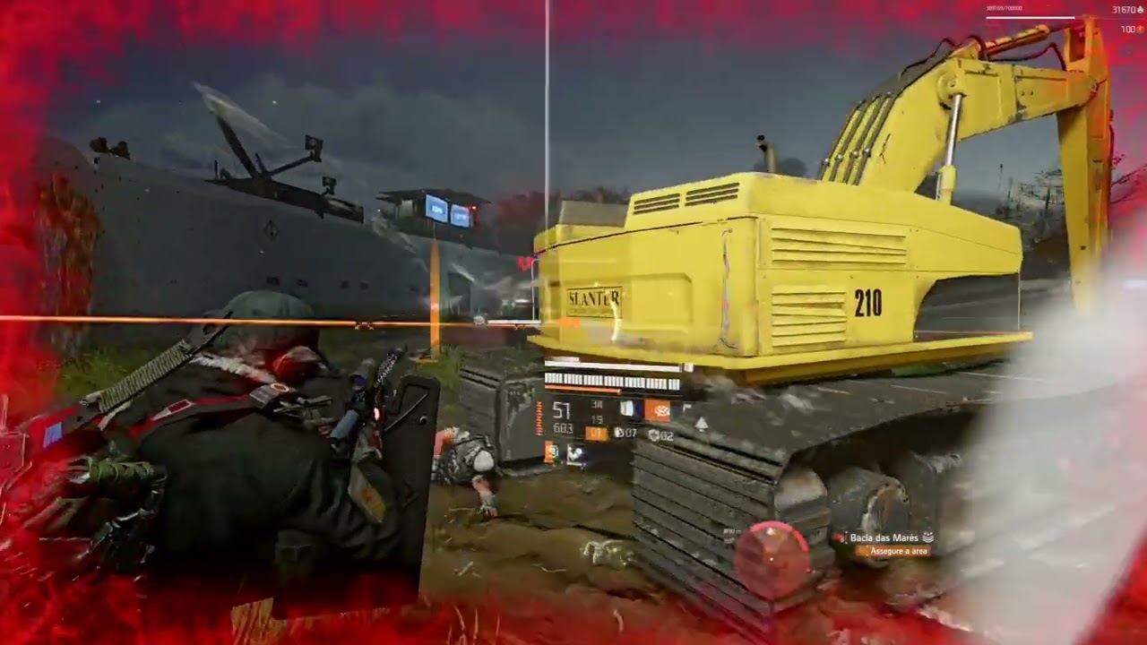 The  division 2  *Lendária solo*  Bacia das maré 