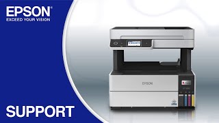 epson ecotank pro et-5180 | wireless setup using the control panel