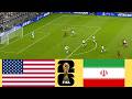 USA vs Iran | FIFA World Cup 2026 | PES 2021 Simulation