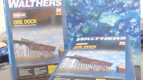 Building The Walthers Ore Docks Part 1 "Building the base"