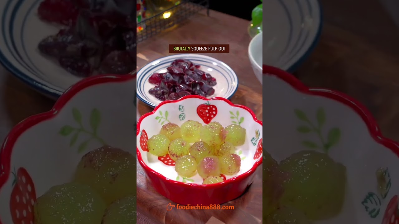 EASY GRAPE JELLY RECIPE #recipe #cooking #chinesefood #grape #jelly #dessert #sweets #fruit