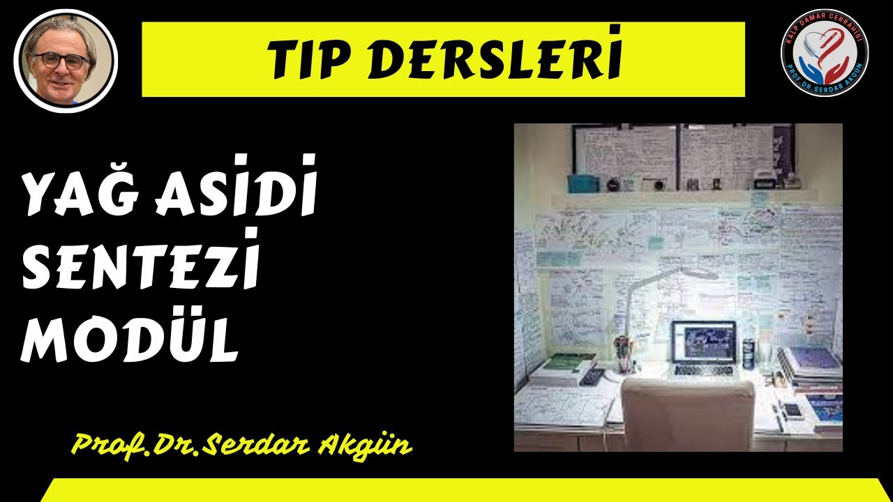 YAĞ ASİT SENTEZ MODÜLÜ, , Serdar Akgün, Tıp Dersleri, Serdar Akgün Videoları
