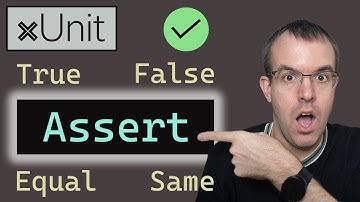 xUnit Assert-basisprincipes: Waar/Onwaar, Gelijk, Hetzelfde, Overeenkomsten en meer