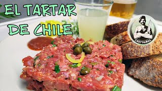 Crudo, la alternativa Chilena al Steak Tartar. Plato típico de Valdivia.