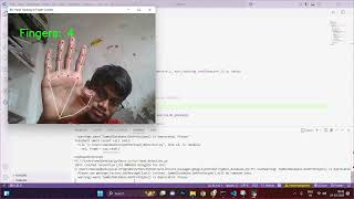 fingers counting using python AI&ML