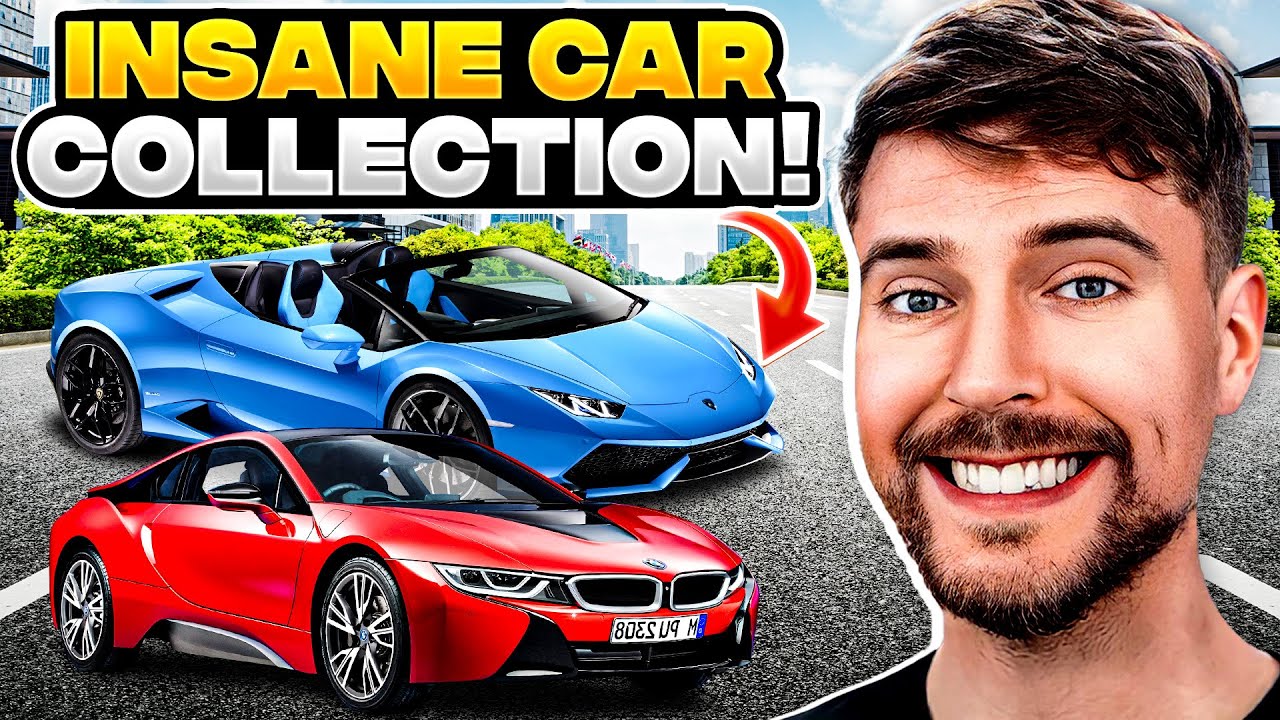 MrBeast's Most Expensive Car Collection 2023 - YouTube