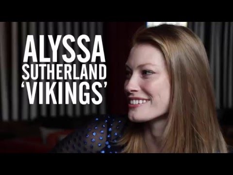 ‘Vikings’ Star Alyssa Sutherland Talks Male Costars’ Hair Extension Troubles