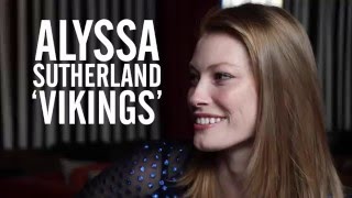 ‘Vikings’ Star Alyssa Sutherland Talks Male Costars’ Hair Extension Troubles